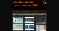 Desktop Screenshot of glasstoiletpartitions.com