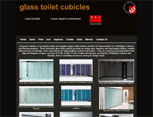 Tablet Screenshot of glasstoiletpartitions.com